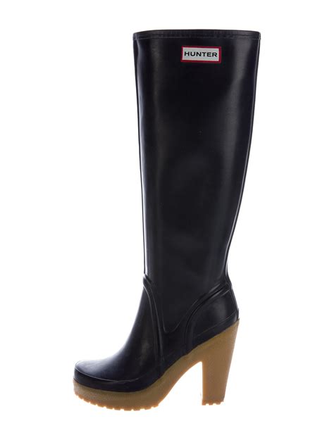 high heel rain boots women.